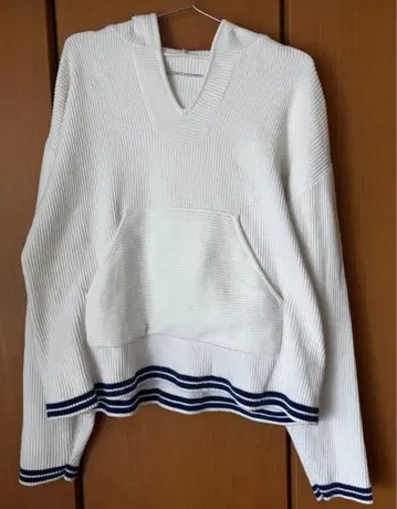 PHINGERIN 리브 화이트 후드티