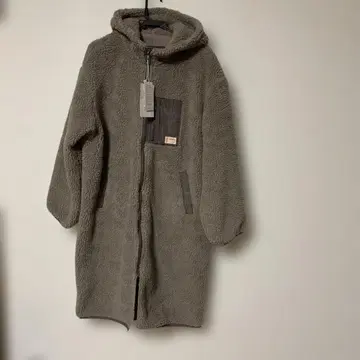 플리스 자켓 그레이 후드 부착 & 베스트