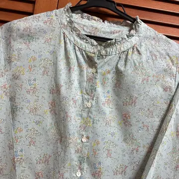 parks 파크스 밤비 패턴 긴팔 셔츠