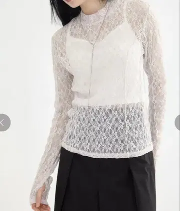 상의 패널 레이스 시어