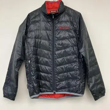 테일러메이드 골프 다운 자켓 남성용 M 블랙 레드