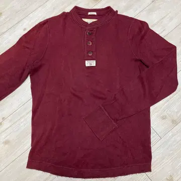 Abercrombie & Fitch 긴팔 티셔츠 헨리넥 L