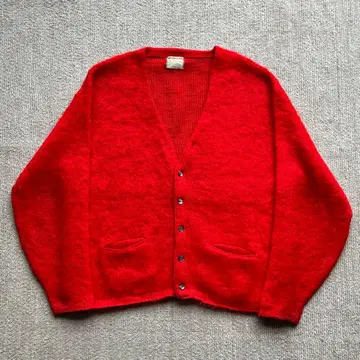 60s McGREGOR powder snow mohair cardigan