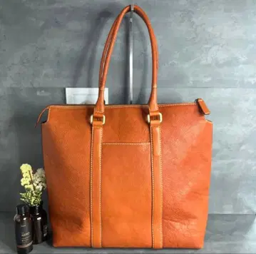 츠치야 가방 톤 오일 누메 데일리 토트 숄더 비즈니스 백 A4 대용량