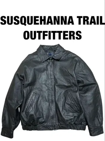 SUSQUEHANNA TRAIL OUTFITTERS 가죽 자켓 천연 가죽