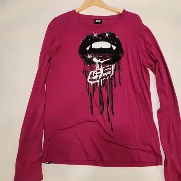 DSL 핑크 XL 긴팔 티셔츠