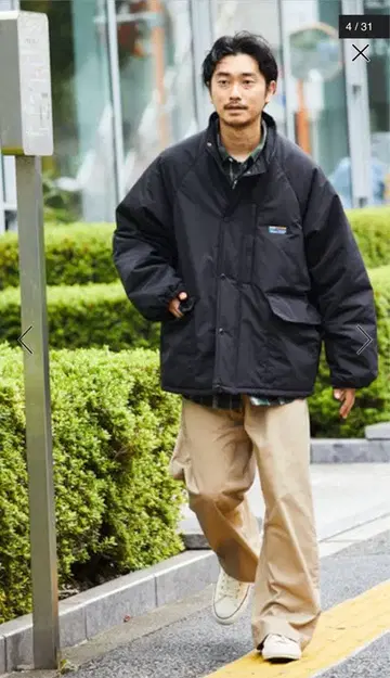 FREAK'S STORE 빅 실루엣 충전솜 블루종