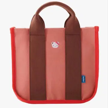 택 포함 미사용 새상품 파밀리아 도쿄 한정판 토트백 핑크