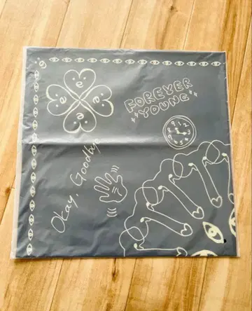 [ 미사용 새상품 ] 후지이 카제 Bandana Prema 반다나 블랙