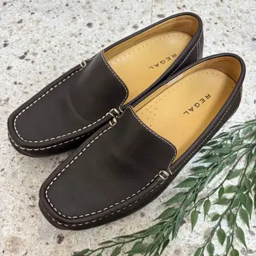 [ 미사용급 ] 리걸 가죽 로퍼 24.0 모카신 슬립온
