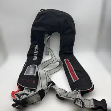 SHIMANO PULL 자동 팽창식 구명 조끼 블랙 n15
