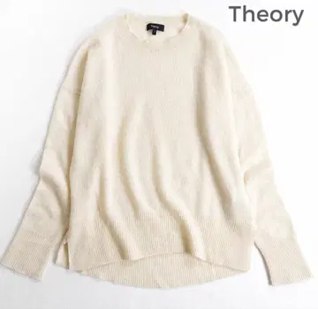 Theory 캐시미어 스웨터 S 크림