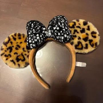 미니 머리띠 레오파드