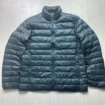 유니클로 울트라 라이트 다운 자켓 M 그레이 그린