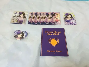 프리즘 하트 준 브라이드 시라유키 토모에 캔뱃지 카드