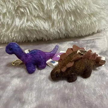 미사용 새상품 공룡 키링 참 2체 세트 국립과학박물관