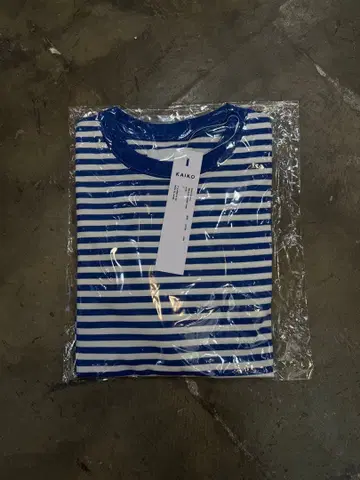 KAIKO 보더 롱 T 블루 사이즈 1