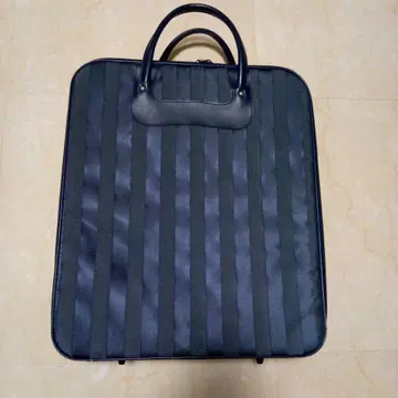 일본 의류용 백 기모노 수납 네이비 스트라이프