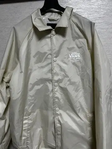 VANS 나일론 자켓 S 아이보리