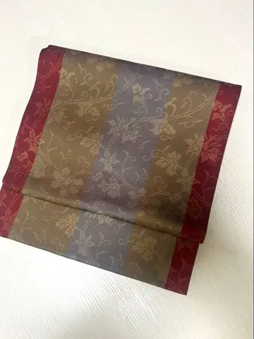 줄무늬 당초 꽃 후쿠로 오비