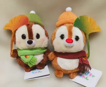 칩과 데일 우루포챠짱 봉제 인형 2체 세트 Autumn