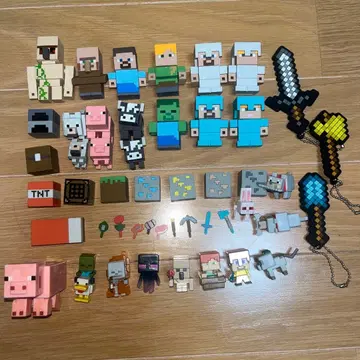 마인크래프트 피규어 지우개 묶음 판매