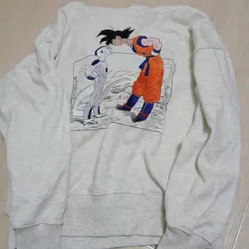 드래곤볼 자수 맨투맨 프리저 손오공