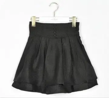 트위드 더블 플레어 스커트