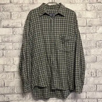 옴브레 체크 셔츠 아메카지