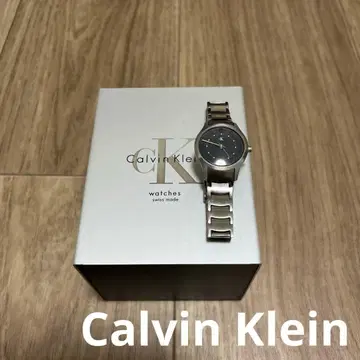 캘빈클라인 실버 아날로그 여성용 시계 캘빈클라인