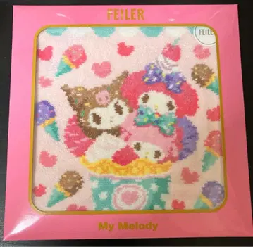 새상품 FEILER 페일러 산리오 콜라보 마이멜로디&쿠로미&피아노