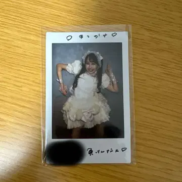 마츠모토 카렌 사인 메시지 생탄제 폴라로이드