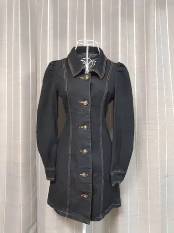 Archives 블랙 데님 원피스