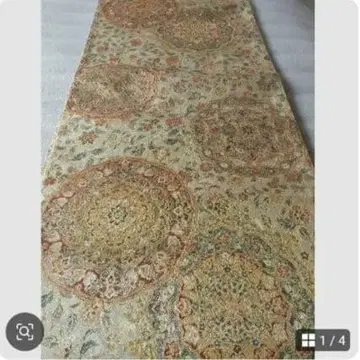 Sale! 특가 미사용 오리엔탈 꽃 무늬 고급 후쿠로 오비