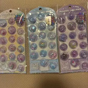 캡슐 팝 씰 3개 카미오재팬 정품