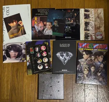 EXO 앨범 세트 포토 카드 포함