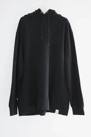 블랙 오버 사이즈 후드티