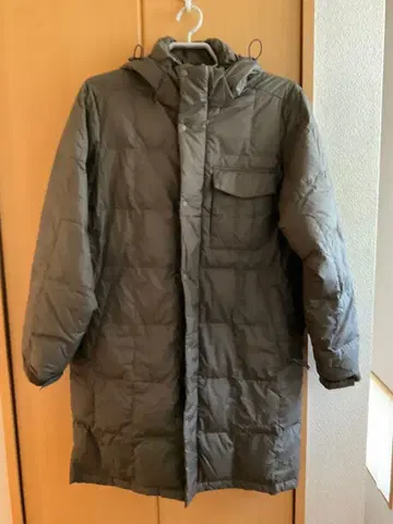 피닉스 phenix 후드 부착 롱 다운 자켓