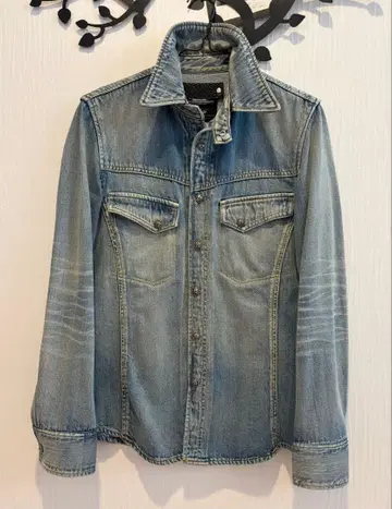 이삼카타야마 백래쉬 더 라인 데님 웨스턴 자켓 카프