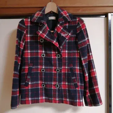 repipi armario 체크 무늬 피 코트