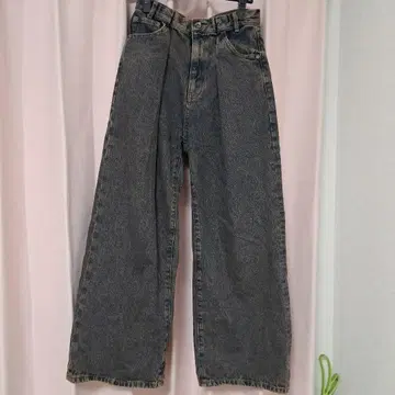 JEANASIS 지나시스 태그 와이드 데님 팬츠