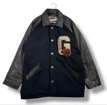 레어 90s GUESS 게스 가죽 자켓 바시티 자켓 XL