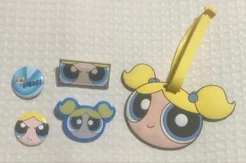 파워퍼프걸 버블스 네임택 배지 캔배지 아크릴 배지