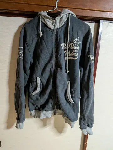 데드맨 TEDMAN M 사이즈 후드 맨투맨 네이비 아쉬