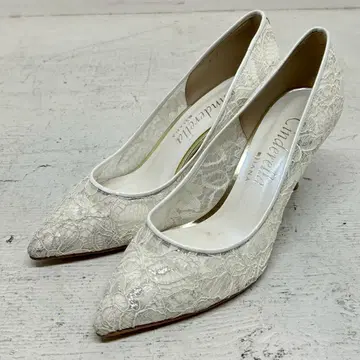 신데렐라 다이애나 레이스 귀여운 하이힐 펌프스