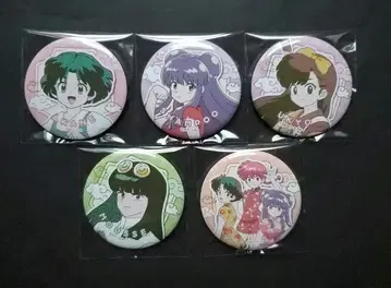 란마 1/2 트레이딩 캔뱃지 5종 세트 시크릿 포함