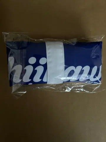 치이카와 산리오 에코백 슈퍼마켓 민나 블루 콜라보