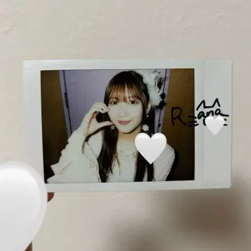 fav me 마루야마란나 사인 포함 폴라로이드