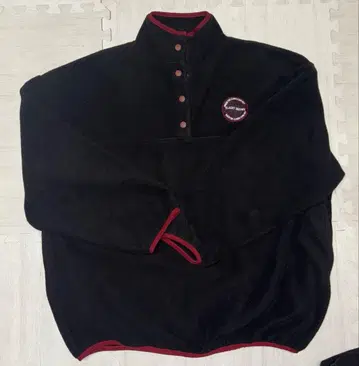 플리스 풀오버 블랙