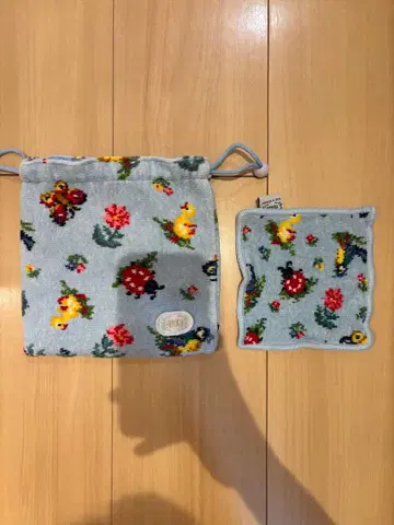 FILLER 하이디 복조리 파우치와 미니 손수건 세트